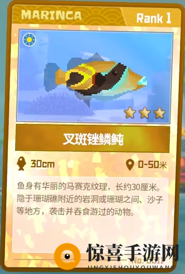 《潜水员戴夫》叉斑锉鳞鲀抓捕攻略