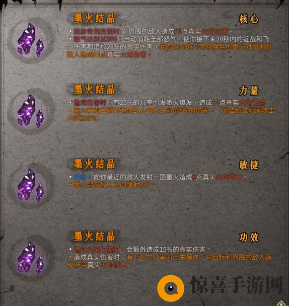 《暖雪》墨火结晶流派推荐