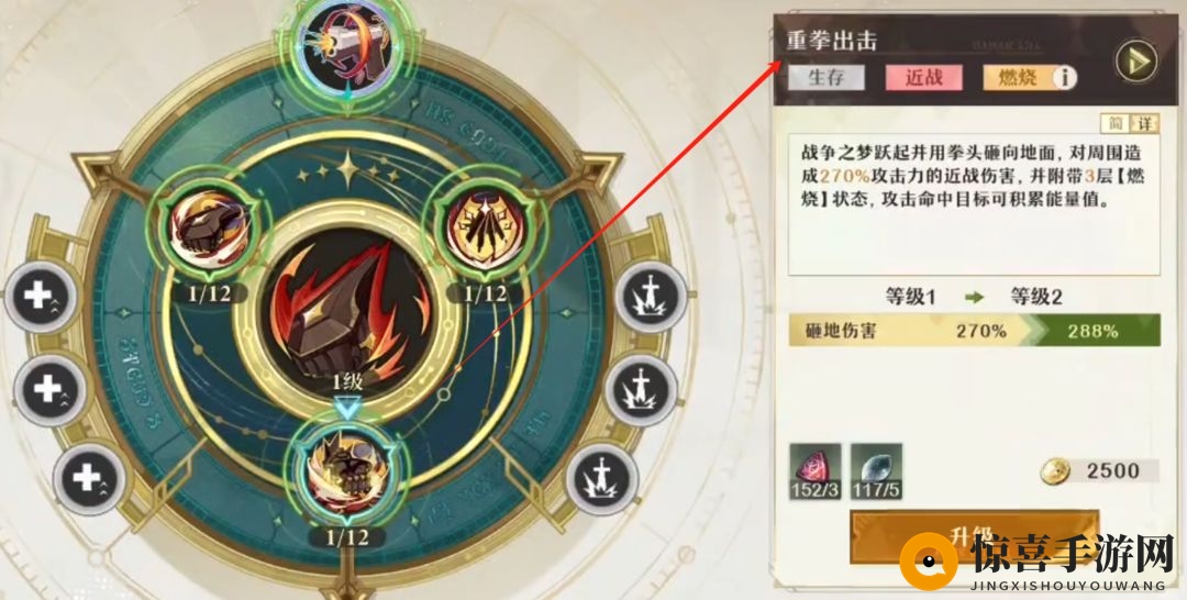 《无尽梦回》锋刃流派战争之梦技能介绍