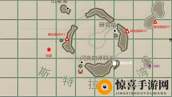 《渔帆暗涌》珊瑚石斑鱼位置详图